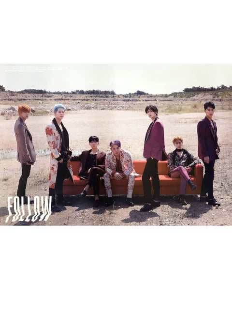 Monsta X Follow Find You Version B Kpop Poster