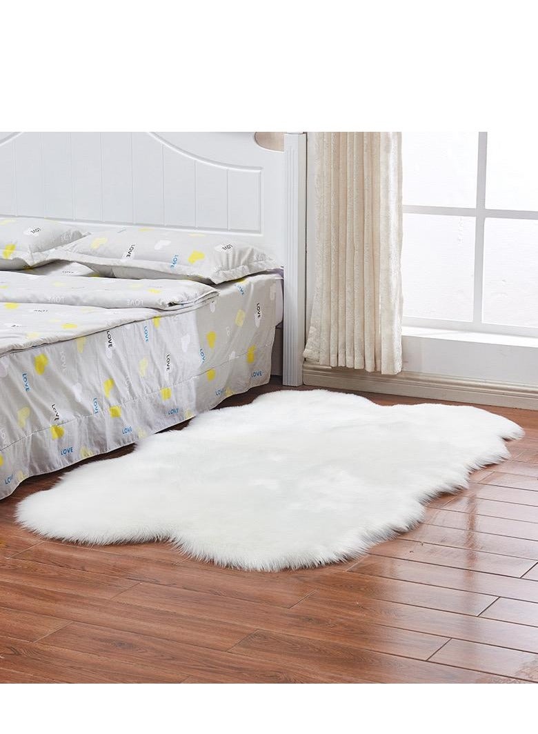 Premium Genuine Sheepskin Rug Luxury Fluffy Fur Area Rug Seat Covers for Kids Bedroom Sofa Chair Cover Pets Dogs Mat - Image 2
