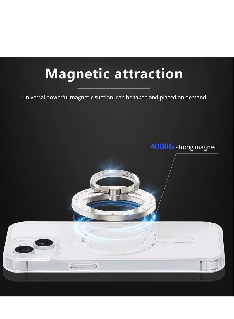 MagSafe Metal Ring Stand, 360° Rotatable Portable Desktop Stand  - Image 2