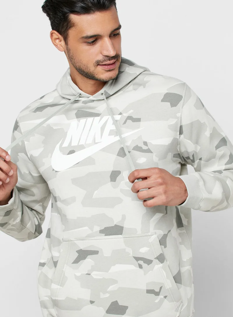 Nike NSW Club Camo Hoodie