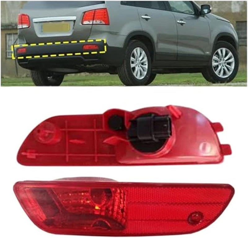 DEMULAX Left Rear Bumper Fog Light for Kia Sorento 2009-2012 - Image 5