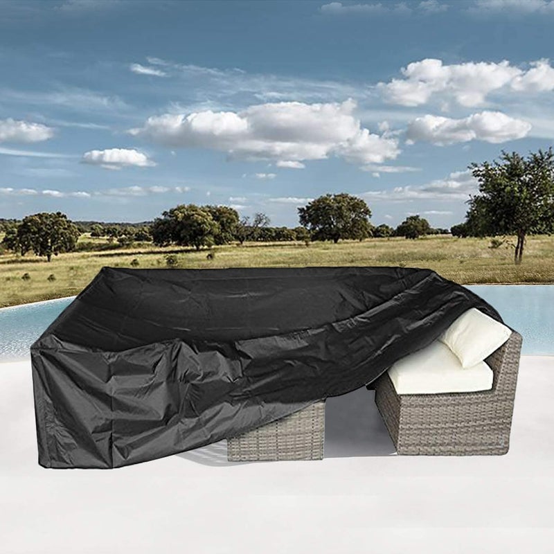 DIAMOND AMERICA DIAMOND AMERICA Heavy Plastic Sheet Patio Furniture Set Cover Outdoor Sectional Sofa Set Covers Outdoor Table and Chair Set Covers Water Resistant 20 x 20ft 550 GSM Life TIME 7 Years  - Image 3