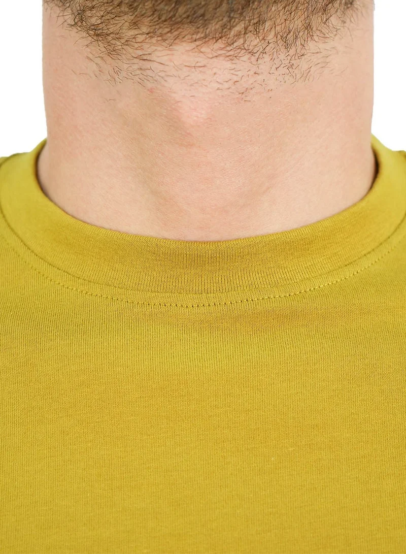 GIORDANO  Men's Giordano Cotton Crewneck Slim Fit Tee - Short Sleeve for Men | Best Price UAE