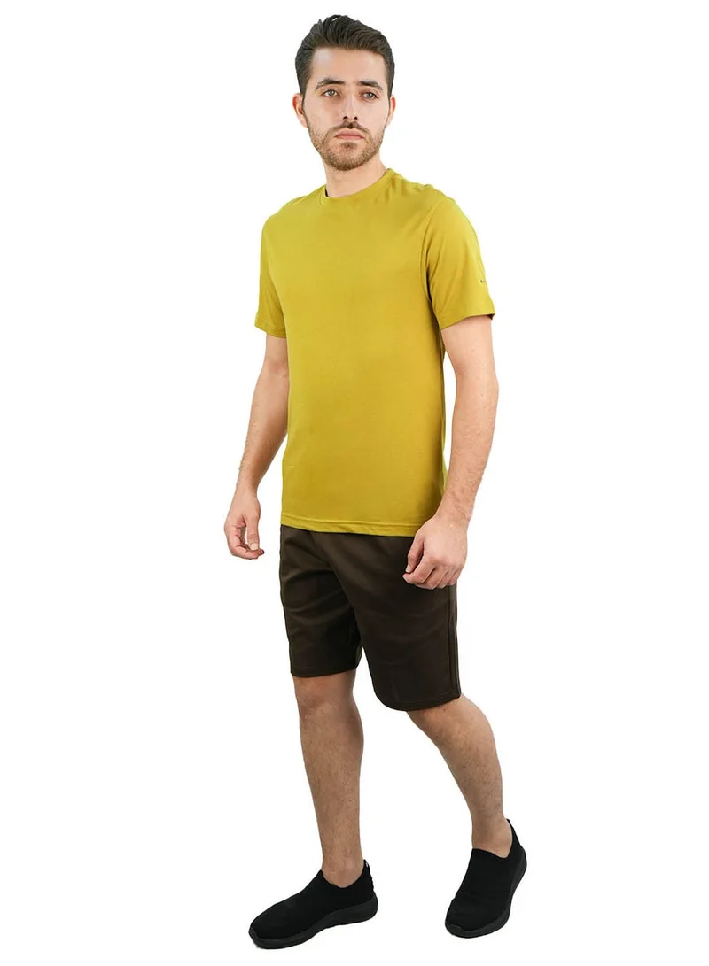 GIORDANO  Men's Giordano Cotton Crewneck Slim Fit Tee - Short Sleeve for Men | Best Price UAE
