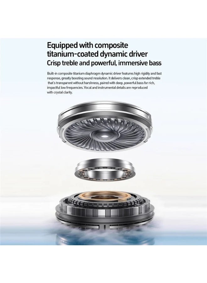 WEKOME Open‑Ear Clip‑On TWS Wireless Earbuds, Bluetooth 6.0, Composite Titanium Diaphragm Driver, 5H Single Playtime 30H Total Battery Life Open Ear Headphones - Image 5