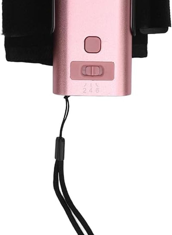 Rose Gold Portable Wrist Nail Lamp 395nm 6W LED Curing Light for Nail Gel and Lash Extensions - Image 1