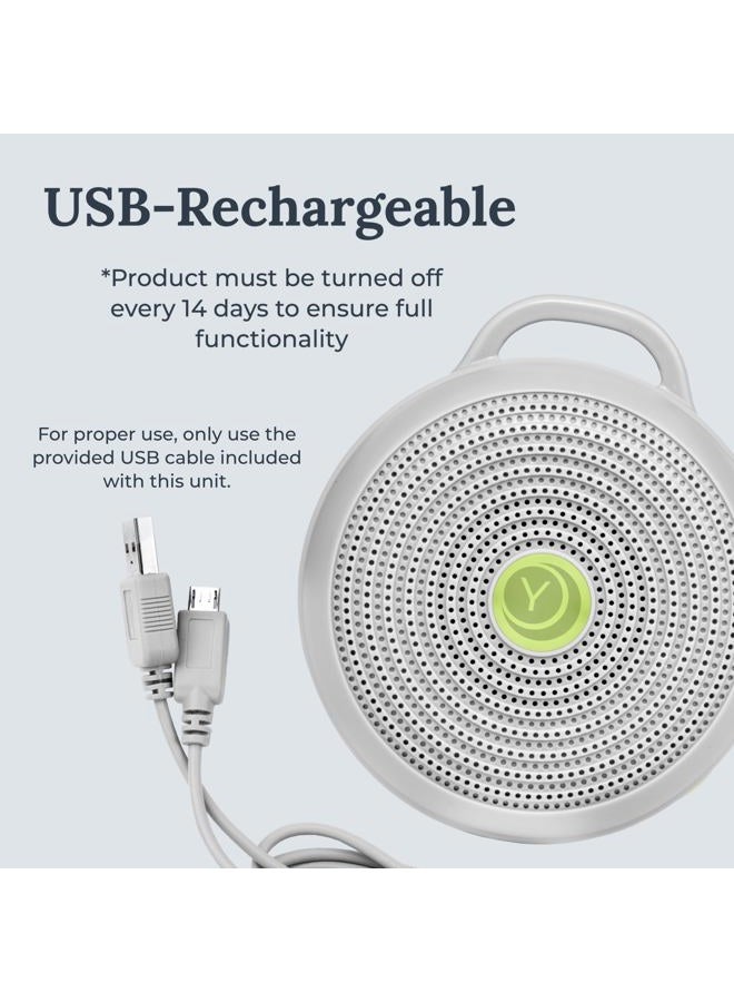 Yogasleep Marpac Yogasleep Hushh & Crush Resistant Travel Case, (2 Piece Set) Portable White Noise Sound Machine for Baby, 3 Soothing Natural Sounds, Noise Canceling for Sleep Aid, Office Privacy, & Meditation - Image 5