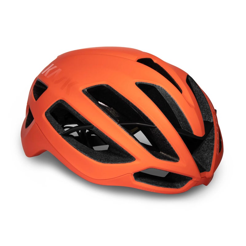 KASK Protone Icon Bike Helmet I Aerodynamic Road Cycling, Mountain Biking & Cyclocross Helmet - Tangerine Matt - Medium - Image 3