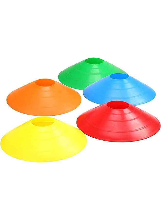 Generic Disc Cones 5 Pcs  for Agility Training Soccer Football  - Image 1