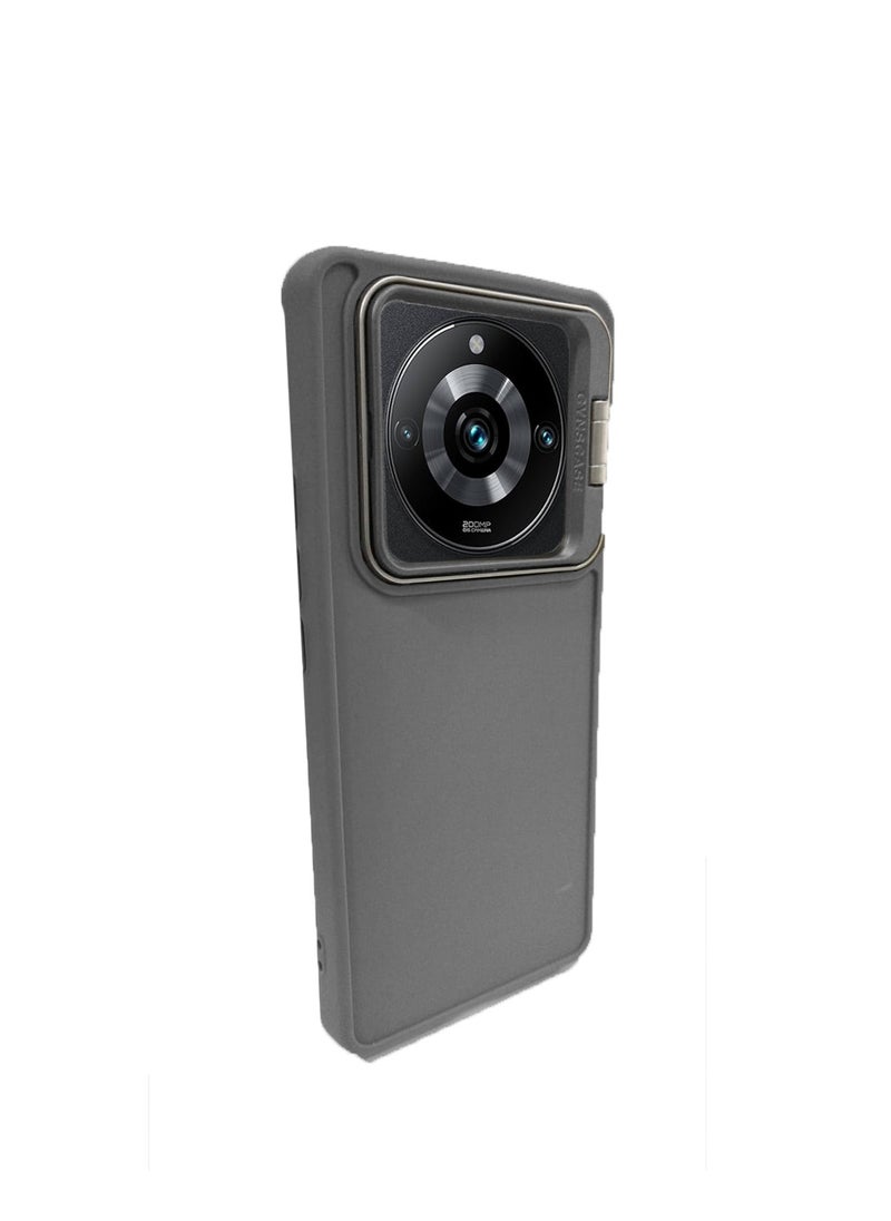 دبليو تيك غطاء حامل حامل حامل حامل كاميرا من السيليكون الناعم لهاتف Realme 11 Pro+ / Realme 11 Pro Plus 5G 2023 رمادي  - Image 3