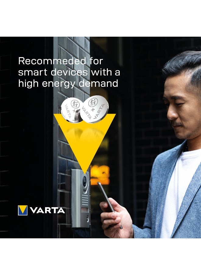 VARTA بطارية فارتا ليثيوم عملة CR2025 BLI 1 | نظام طاقة ليثيوم مانغنيز ثنائي الأكسيد | عبوة آمنة للأطفال لأقصى درجات الأمان - Image 4