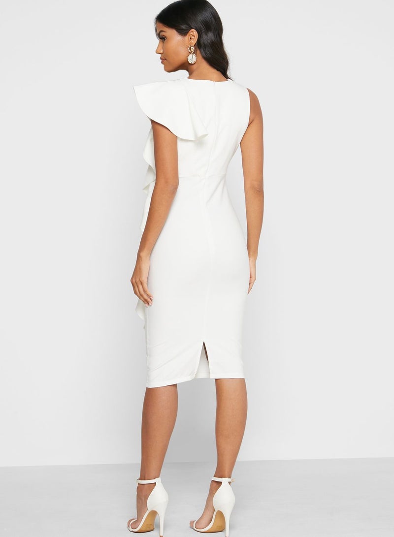 Ella Limited Edition Ruffled Bodycon Dress - Image 2