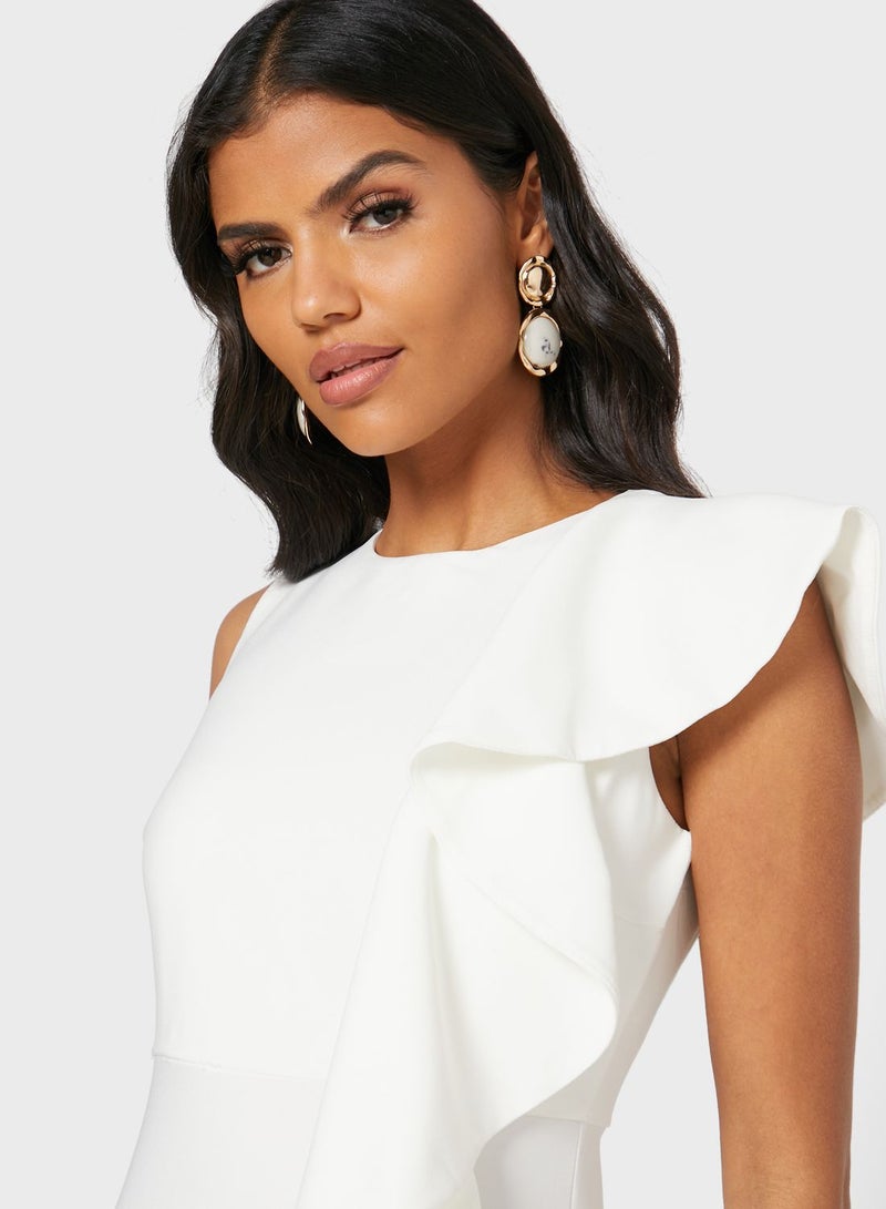 Ella Limited Edition Ruffled Bodycon Dress - Image 3