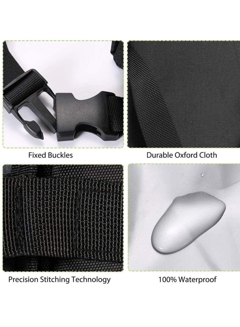 general Car trash can with lid, multi-purpose trash bag and 3 storage bags, portable accessories/toy storage bag/100% waterproof and leak-proof for cars, trucks, vans and vehicles - Image 5