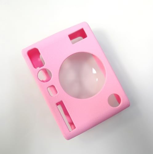 Pocoukate Protective Case for Instax Mini EVO, Soft Silicone Cover Bag with Screen Protector for Fujifilm Instax Mini EVO Instant Camera - Pink - Image 4