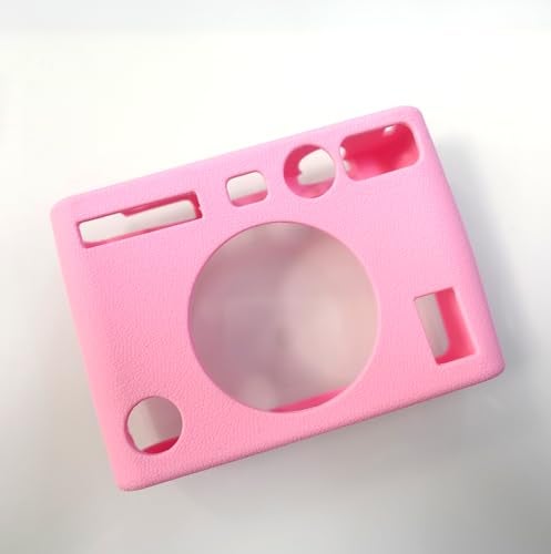 Pocoukate Protective Case for Instax Mini EVO, Soft Silicone Cover Bag with Screen Protector for Fujifilm Instax Mini EVO Instant Camera - Pink - Image 5