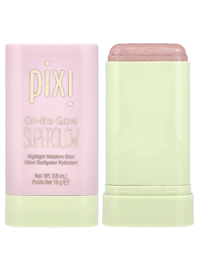 pixi beauty Pixi Beauty, On-The-Glow Superglow, Highlight Moisture Stick, PetalDew, 0.6 oz (19 g)  - Image 1