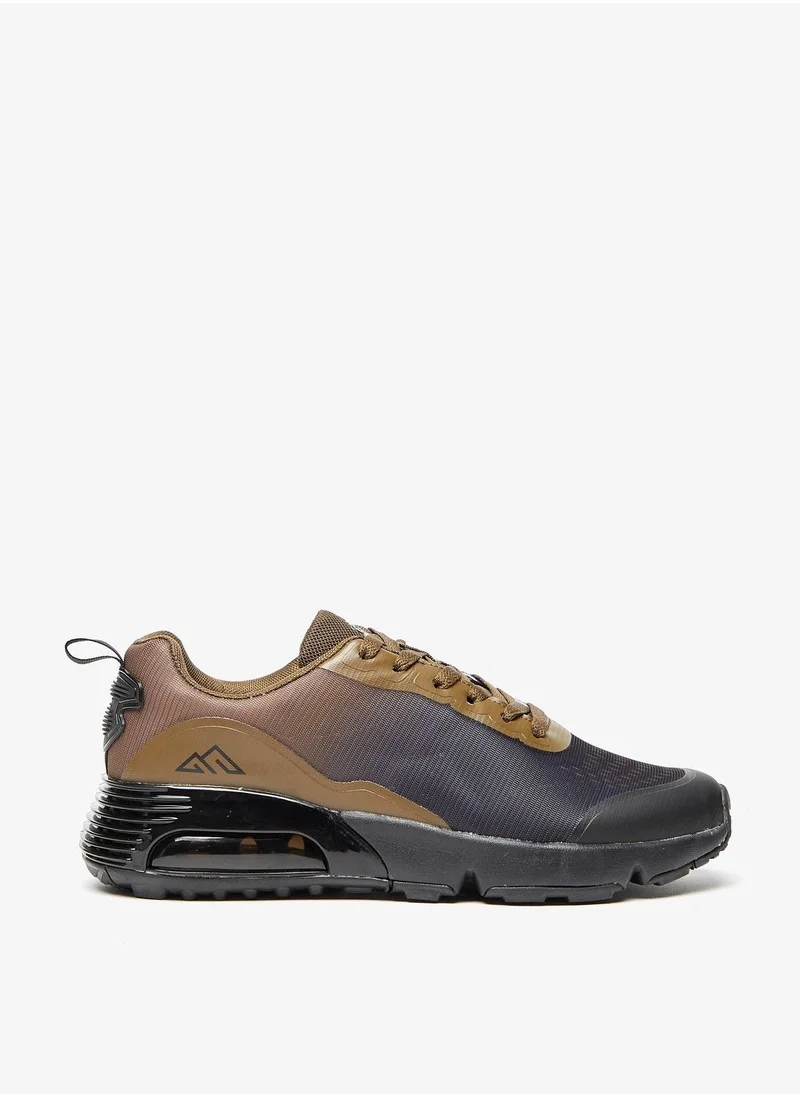 OAKLAN Textured Trainers with Lace Up Closure
