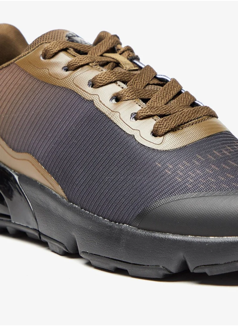 OAKLAN Textured Trainers with Lace Up Closure