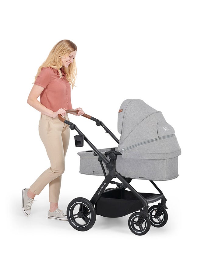 Stroller Pushchair 3 In1 Btour - Light Grey