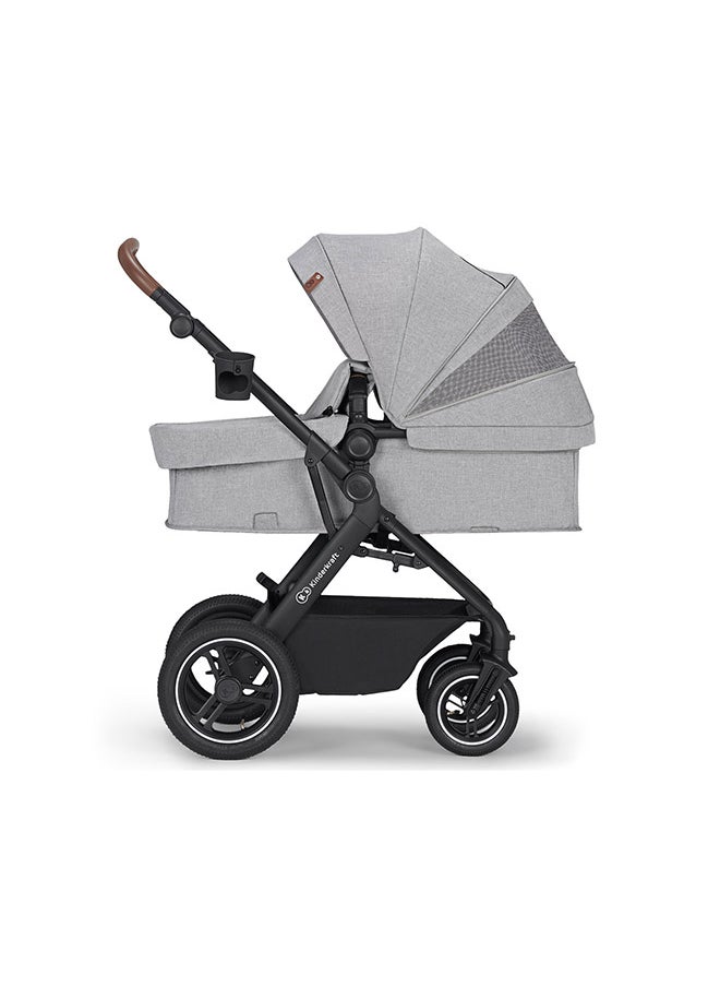 Stroller Pushchair 3 In1 Btour - Light Grey