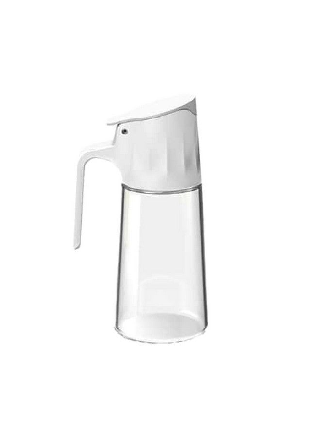 Elemental Kitchen Gravity Sensing Lid Oil Dispenser Bottle Clear and White 500ml 79321001 - Image 1