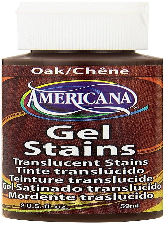DecoArt DS30-3 Americana Gel Stains Paint, 2-Ounce, Oak 2 Pack