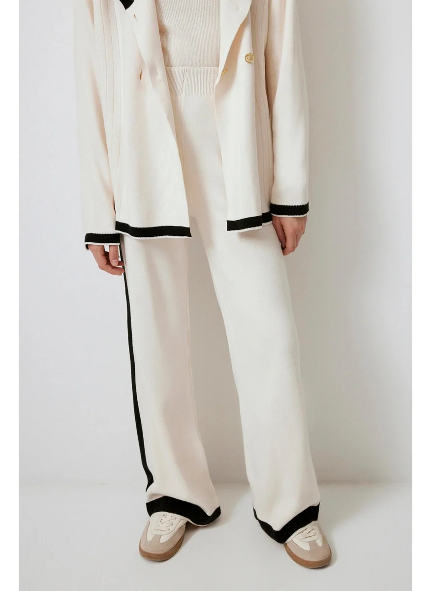 Touche Double Breasted Knitwear Suit