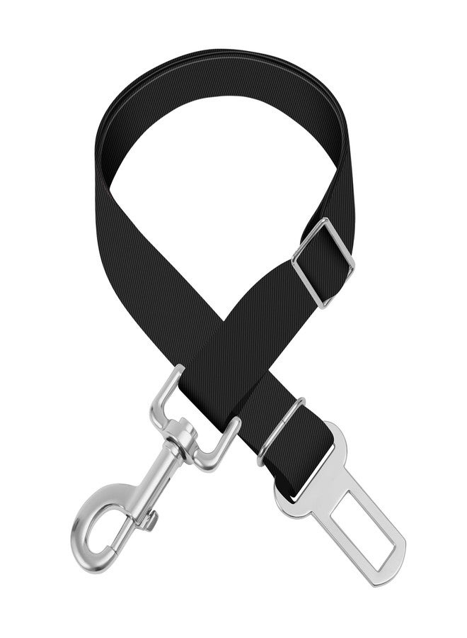 HCYPCV Adjustable pet cat and Dog car seat Belt，The Lanyard is Flexible and Adjustable from 20 to 33 inches(Black) - Image 1