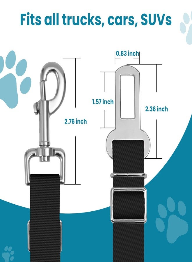 HCYPCV Adjustable pet cat and Dog car seat Belt，The Lanyard is Flexible and Adjustable from 20 to 33 inches(Black) - Image 5