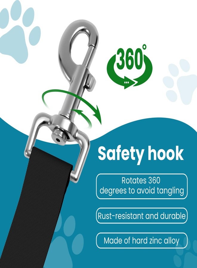 HCYPCV Adjustable pet cat and Dog car seat Belt，The Lanyard is Flexible and Adjustable from 20 to 33 inches(Black) - Image 3