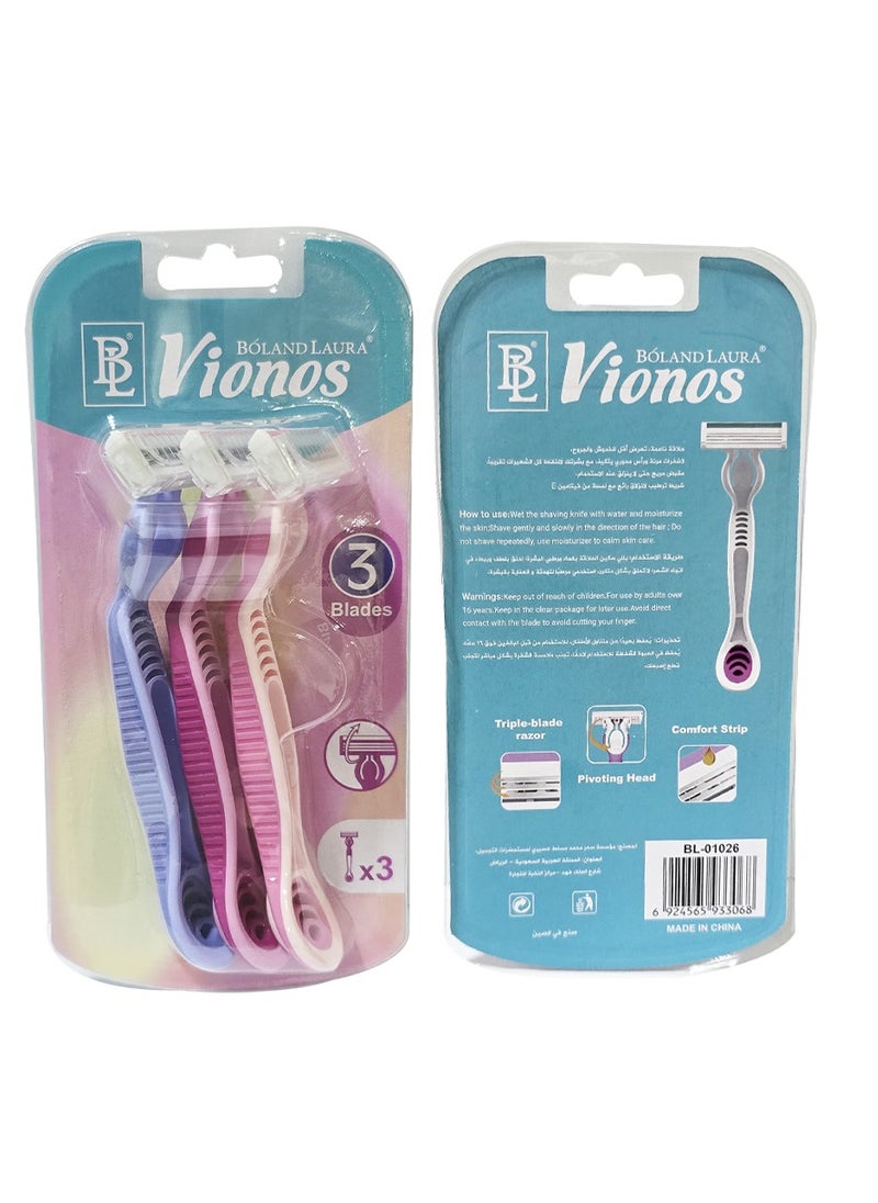 BOLAND LAURA BOLAND LAURA Women's Razor 3 Pieces  - Image 2