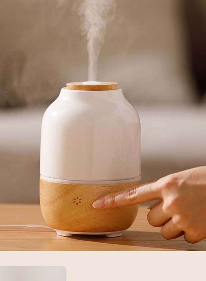 Oregon Ceramic Solid Wood Aromatherapy Machine 130ml Ultrasonic Silent Large Capacity Humidifier for Home use - Image 4