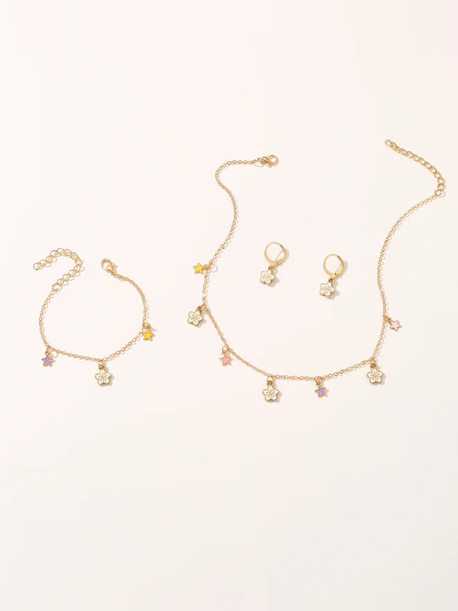 Take Two Take Two Set of 4 - Pendant Necklace, Bracelet, Earrings and Ring