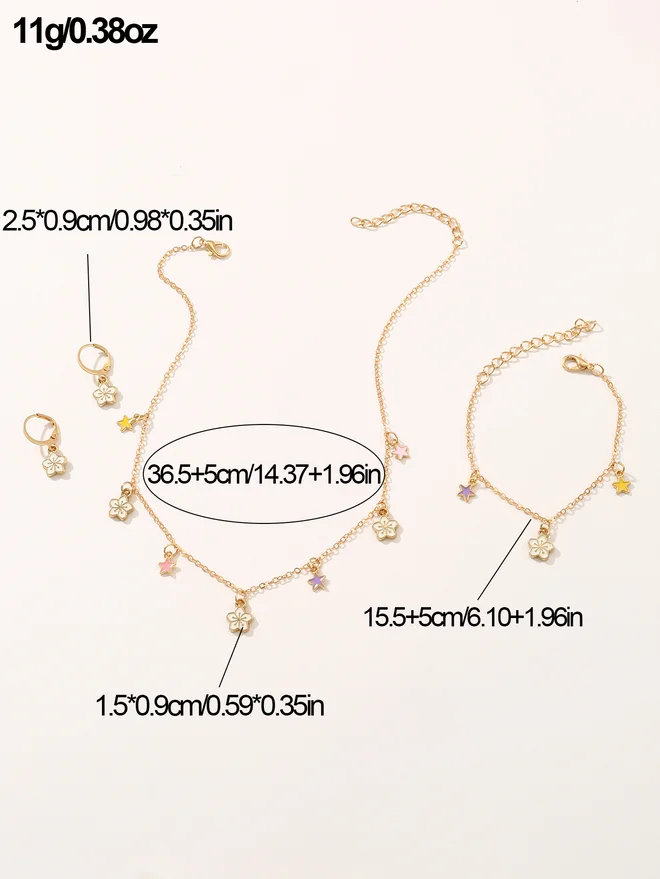 Take Two Take Two Set of 4 - Pendant Necklace, Bracelet, Earrings and Ring