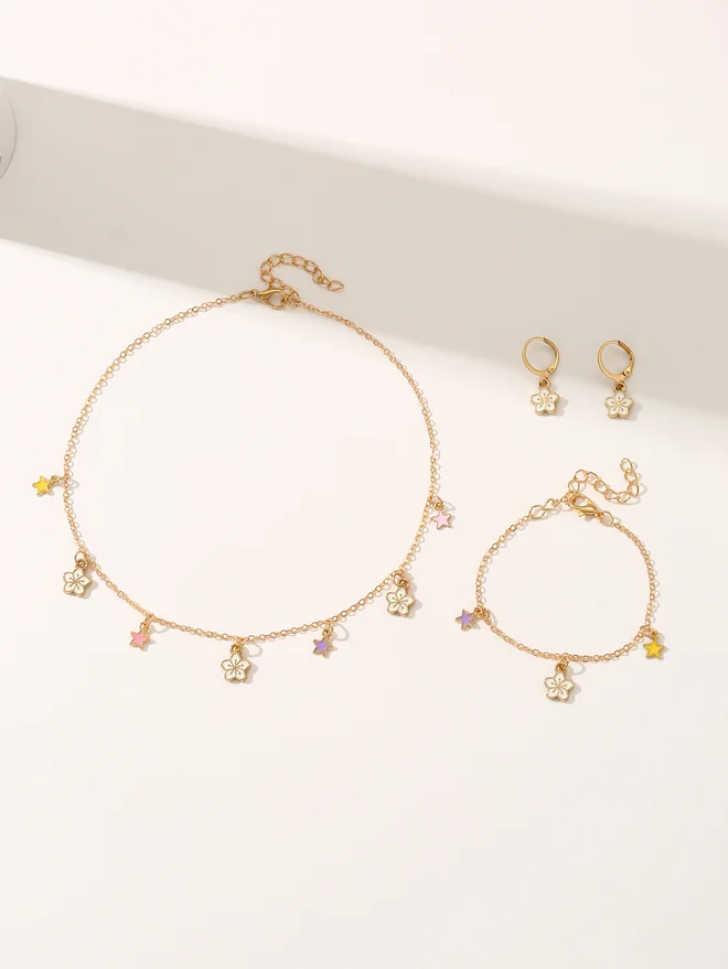 Take Two Take Two Set of 4 - Pendant Necklace, Bracelet, Earrings and Ring