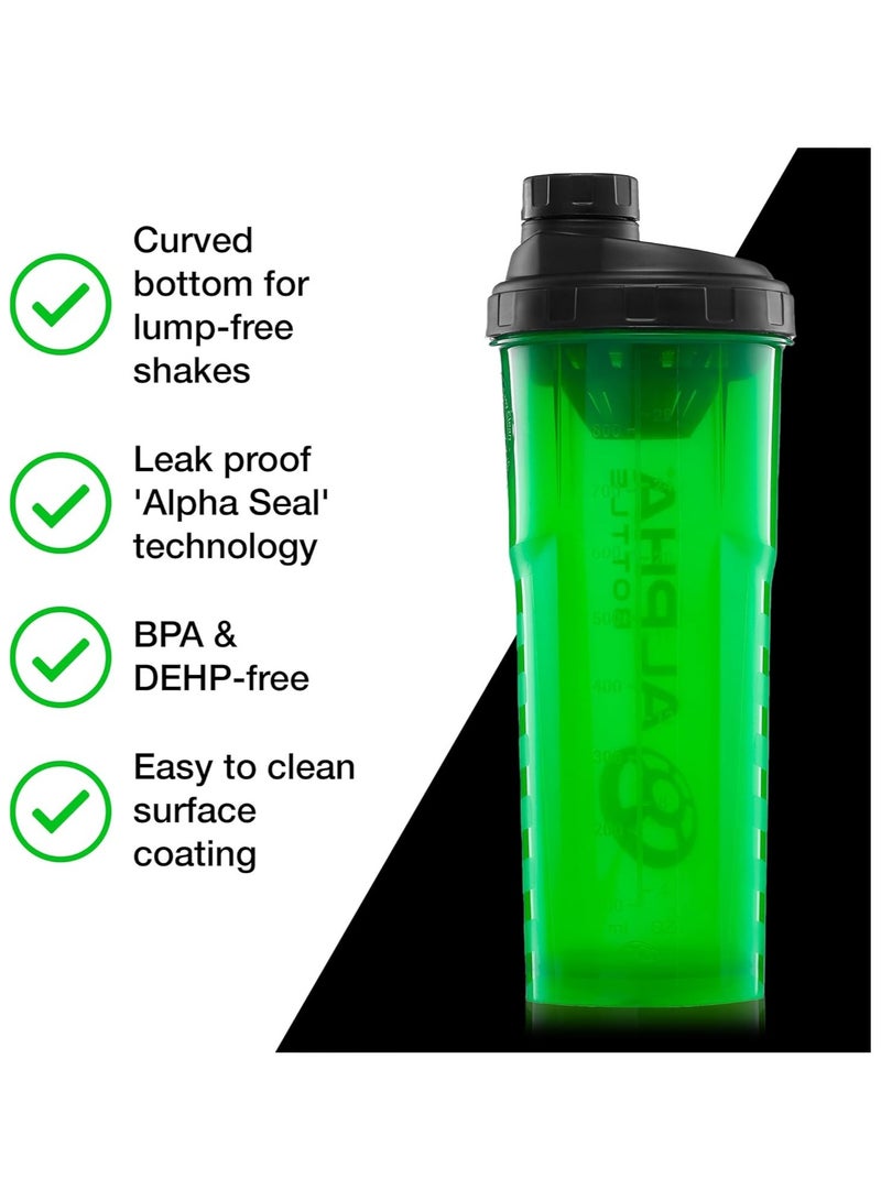 Generic Protein Shaker Bottle | 750mlGym Cup | for Protein Powder Shakes & Sports Supplements | Pre Workout Mixer | BPA Free | 0.75L | green - Image 4