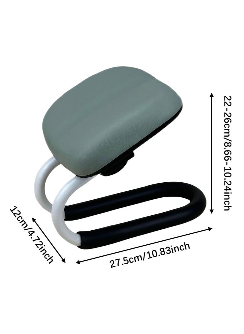 Apustim Prostration Chair Prayer Chair Kneeling Stool for Muslims, Ergonomic Design for Comfortable Prayer Position, Meditation Stool Mindfulness Prayer Kneeling Stool Sujoud Chair with Anti-slip Cover, Light green - Image 2