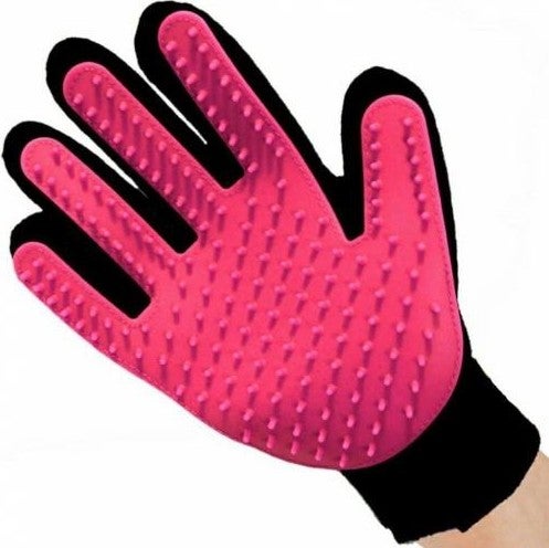 Lion Pets Lion Pet Feather Collection Glove for Cats and Dogs - Pink 