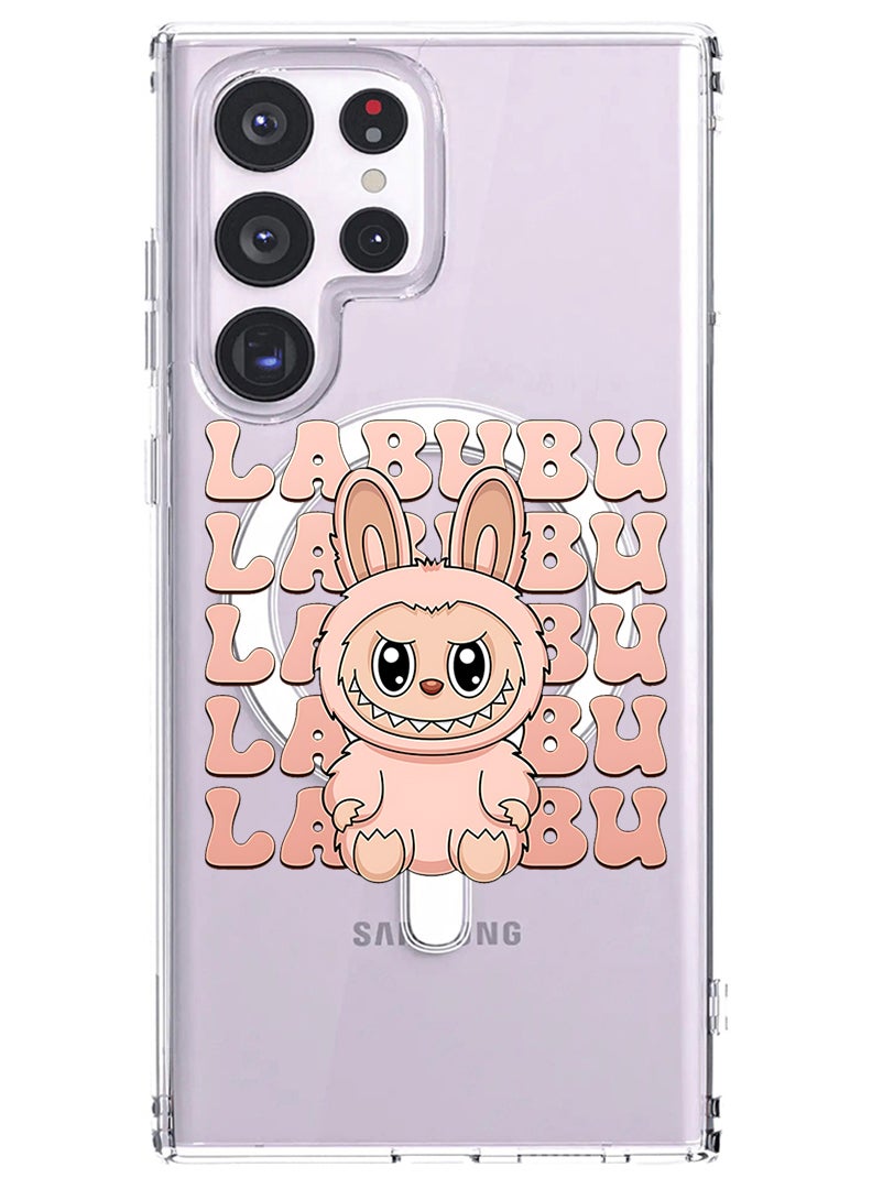 Theodor Magnetic Case for Samsung Galaxy S23 Ultra Compatible with MagSafe Wireless Charging, Shockproof Phone Bumper Cover Labubu (8) - Image 1