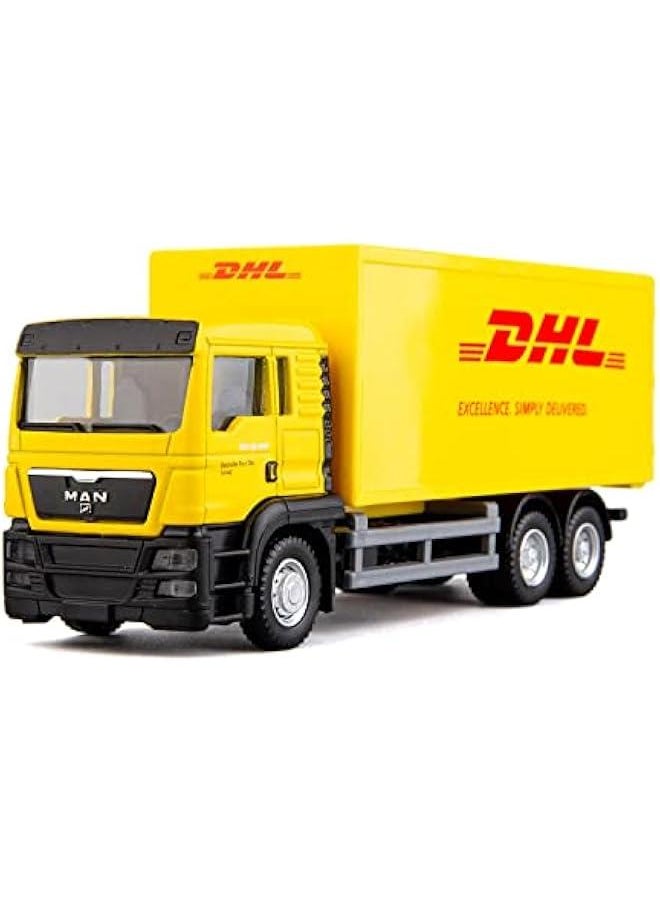 Generic - Compatible for DHL Container Truck Car Model Toy Cars, Zinc Alloy Die-Cast Vehicles Kid Toys for Boy Girl Gift - Image 1