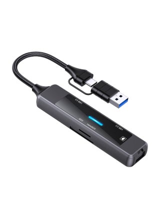 USB C Hub Adapter Port, Multiport USB C Docking Station Dongle, 3.0 & 2.0 Card Reader Ethernet Type USB C Dock Splitter, for Laptop Mac MacBook Pro Air PC HP - pzsku/Z0C867F71354F6CEFB926Z/45/_/1736239241/51a2e43b-e055-4229-b091-876ffc6fef83