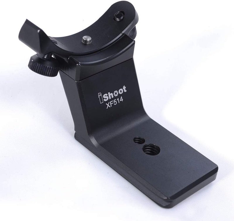 iShoot Metal Tripod Mount Ring Camera Lens Replacement Foot Lens Collar Base Support Adapter Stand for Fuji XF 50-140mm F2.8 R LM OIS WR Telephoto Lens with Arca-Swiss Type Quick Release Plate - Image 1