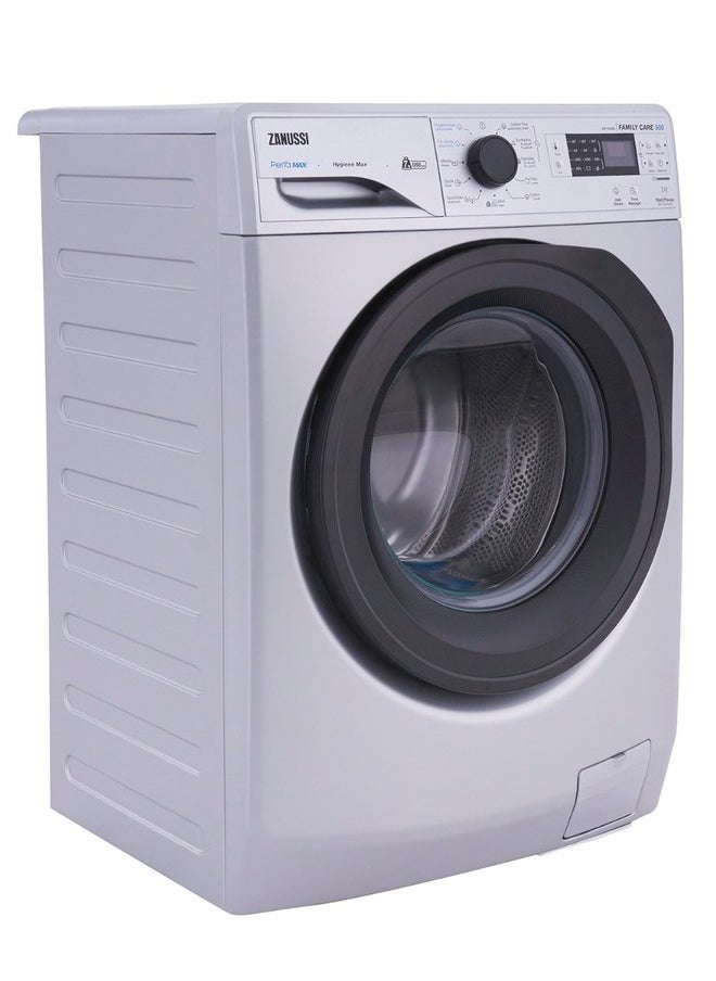 ZANUSSI Zanussi 7kg PerlaMax front load washing machine 1200 RPM - Silver, Black door ZWF7240SB5  - Image 2