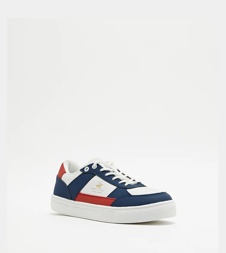 BEVERLY HILLS POLO CLUB Color Block Lace-Up Sneakers