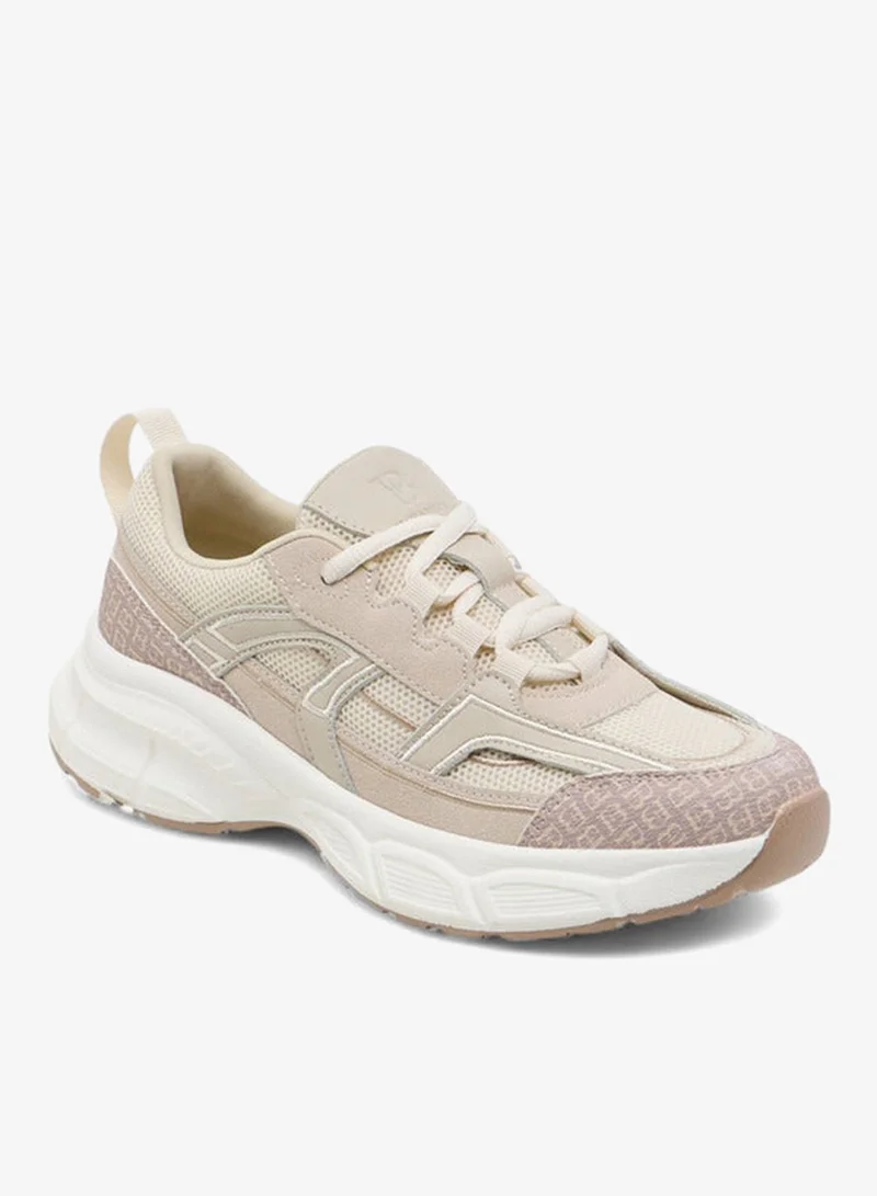 فلورا بيلا من شو إكسبرس سنيكرز نسائي بأربطة وتفاصيل متباينة