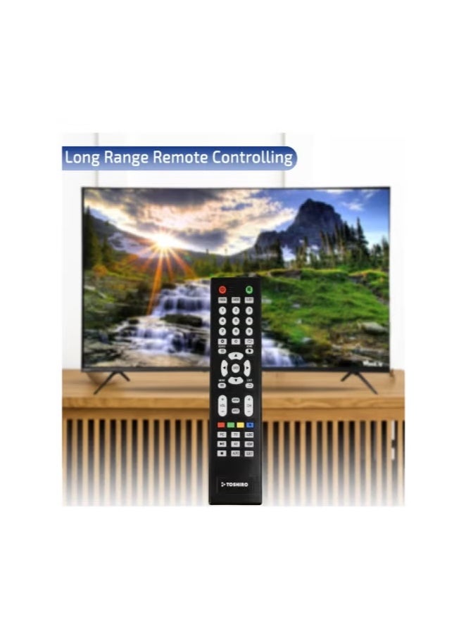 توشيرو تلفزيون توشيرو الذكي 55 بوصة بدقة 4K UHD مع نظام تشغيل أندرويد، واي فاي مدمج، تطبيقات ذكية، موديل 2024 - TRO554KSLED2  - Image 3