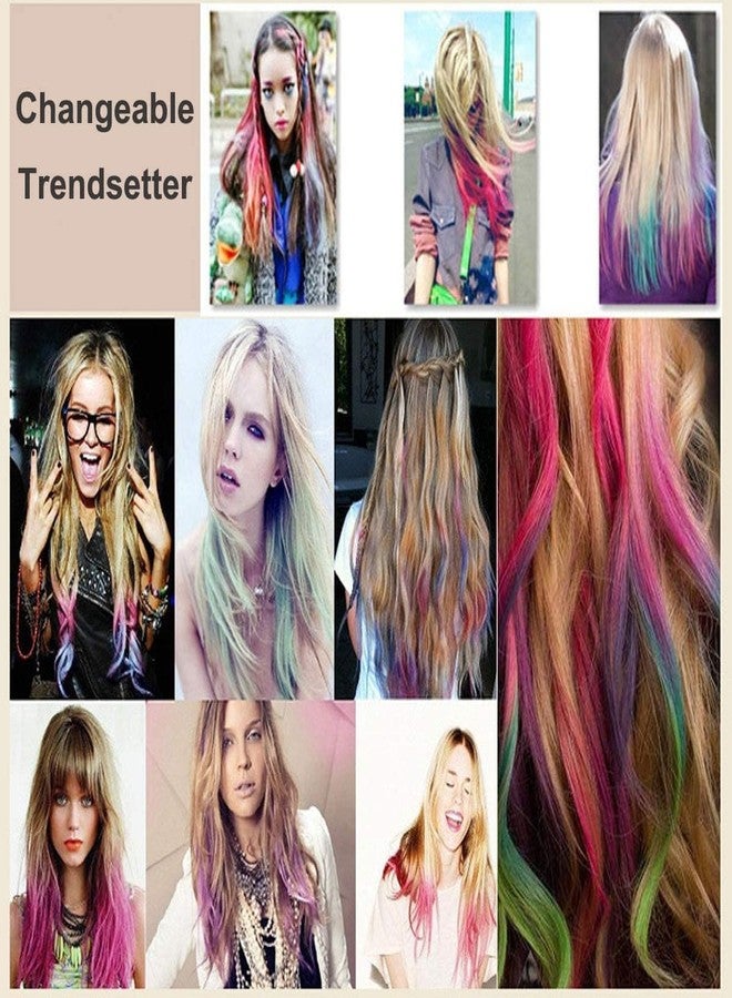 ARROLLIANT Temporary Hair Chalk Washable Hair Color Safe for Kids And Teen For Halloween Cosplay Party Girls Gift Kids Toy Birthday Christmas Gifts For Girls - 12 Bright Colors - Image 5