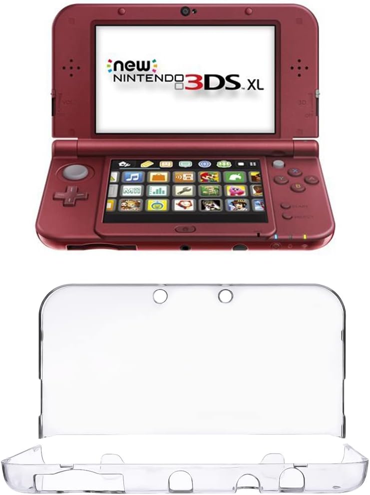 VSEER New 3DS XL Case - Ultra Clear Crystal Transparent Hard Shell Protective Case Cover Skin for New 2015 Nintendo 3DS XL LL - [New Modified Hinge-Less Design] - Image 3