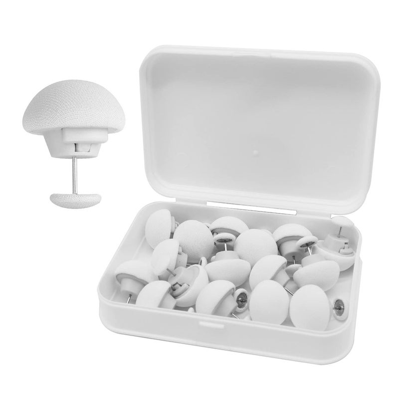 Linwnil 16Pcs Duvet Pin Duvet Clips Duvet Button Fasteners with Soft Fabric Material Keeps Comforter from Shifting Quilt Cushions Curtains